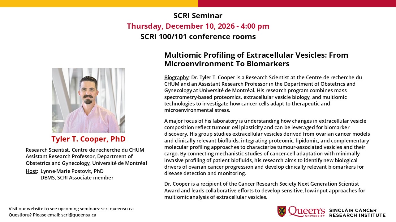 SCRI Seminar Series