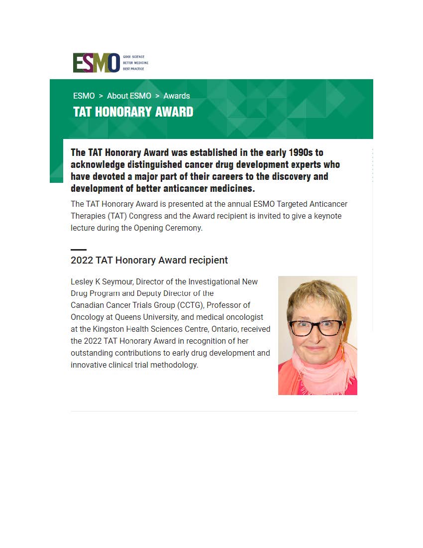 Congratulations Dr. Seymour