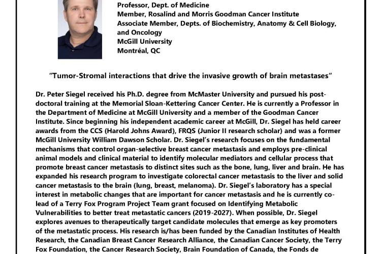 Siegel Seminar Notice