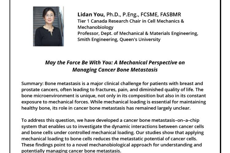 SCRI Seminar - Dr. Lidan You