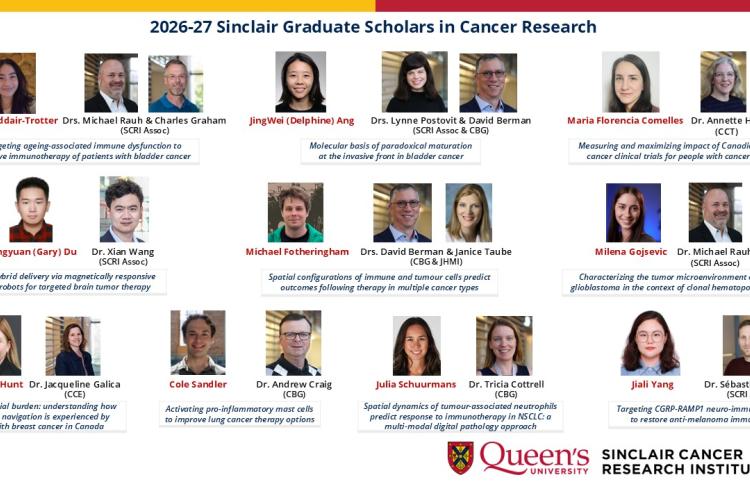 SCRI Grad Scholars in Cancer Research