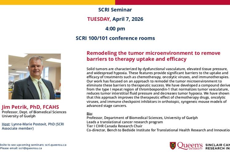 SCRI Seminar Series