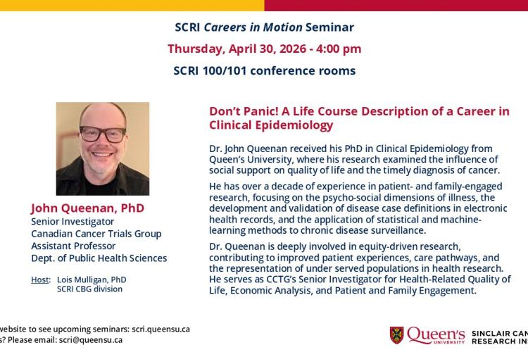 SCRI Seminar Series