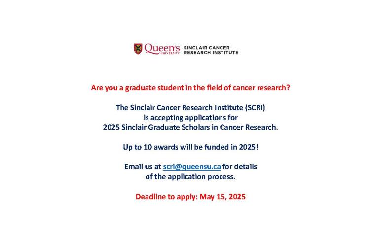 Sinclair Graduate Scholars in Cancer Research