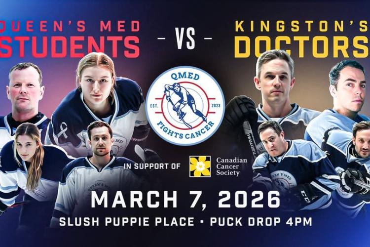 QMedvsCancer Hockey Game 2026